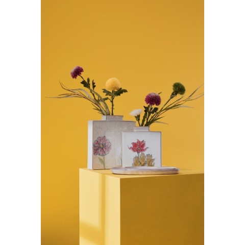 VASO SKETCHY RETT BIANCO H21 2